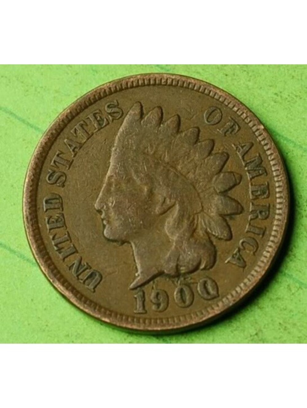 X331 1900 Indian Head Cent Penny 1c - Check Out Our eBay Store - old coin money